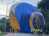 Luchtballon maakt noodlanding in woonwijk Nijmegen
