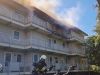 Grote brand verwoest appartementencomplex Vlieland
