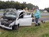 Auto slaat zes keer over de kop op de A27 bij Eemnes