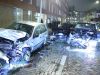 Automobilist ramt geparkeerde auto's tijdens vlucht voor politie