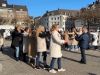 Woonwagenbewoners protesteren in Maastricht