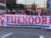 Feyenoord-supporters per bus naar Milaan