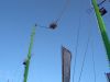 Kinderen op grote hoogte vast in kermisattractie in Assen