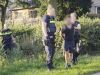 Man die wegrent bij brandende auto na spectaculaire achtervolging aangehouden