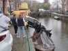 Boot voorkomt dat automobilist Leidse gracht inrijdt