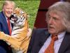 Johan Derksen ziet AI-filmpje van Donald Trump met tijger: 'Dan ben je niet goed bij je hoofd!'