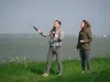 Een heerlijk middagje vliegeren voor Jony en Jimmy