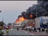 Grote brand in plasticfabriek