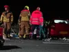 A59 hele nacht afgesloten na ongeval met drie auto's, vrouw bekneld