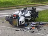 Automobilist rijdt motoragent aan in Den Bosch