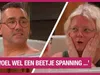 Nathalie voelt spanning tijdens de date