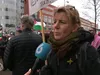 Demonstranten verzamelen zich bij Holocaustmuseum
