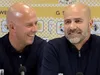 Lachende Slot waarschuwt Bosz: 'Kijk uit wat je zegt, hè'
