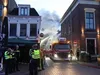 Zeer grote brand in pand in het centrum van Sneek