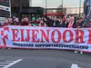 Feyenoord-supporters per bus naar Milaan