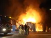 Grote brand in oude brandweerkazerne Urk