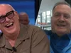 René van der Gijp heeft grootste lol om Kees Jansma tijdens videocall met Dick Advocaat