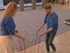 Peter en Marlijn mogen bal niet laten vallen tijdens spannend spel