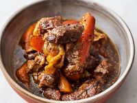 Jamie's Quick & Easy Food - Beef, Saffron Rice & Plum Tart Tatin